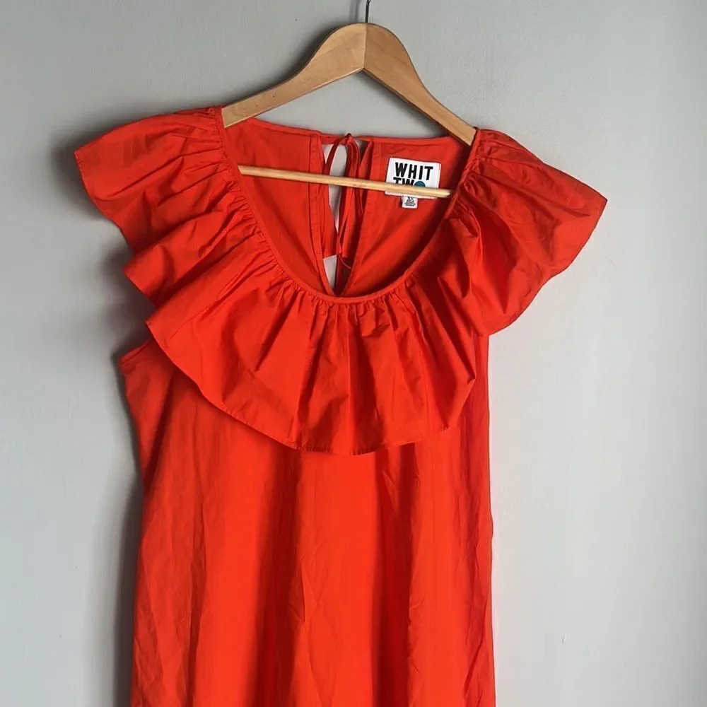 Anthropologie Whit Two Flouncy Ruffled Maxi Dress - Picture 8 of 13